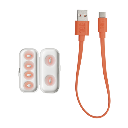 JBL Tune Flex - White - True wireless Noise Cancelling earbuds - Detailshot 10 image number null